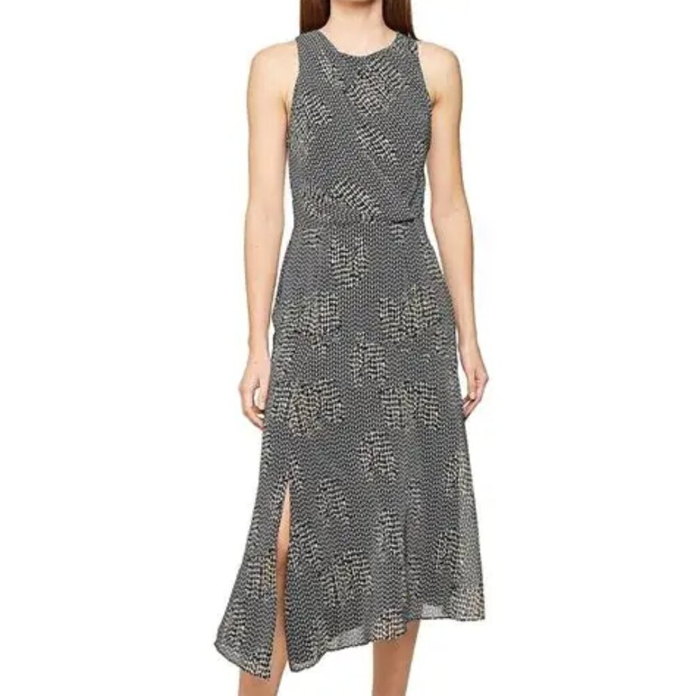 Reiss Naima Back Cut-Out Midi Dress